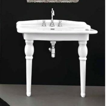 Ножки Artceram Hermitage для раковины (2 шт.) керамика цвет белый HEC003 01 00 — фото 1, Комплектующие