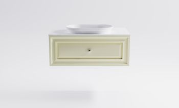 Товар: Тумба Шарм 90см 1ящ цв RAL1013 мат. с раковиной Шарм бел гл.и столешницей Solid бел гл. 4631177713477 - фото 2 Тумба Шарм 90см 1ящ цв RAL1013 мат. с раковиной Шарм бел гл.и столешницей Solid бел гл. 4631177713477 — фото 2, Тумбы с раковиной