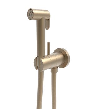 Гигиенический душ со смесителем Graffio Stella KSPAT101-07BS, брошированная бронза — фото 1, Гигиенические души
