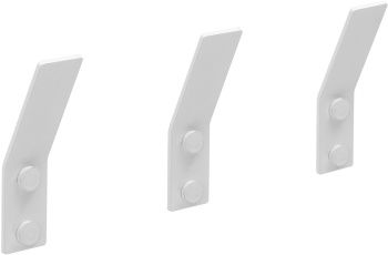 Крючок для полотенец Aquanet Магнум белый матовый 00336614 — фото 4, Крючки для полотенец