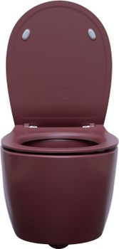 Чаша подвесного унитаза Allen Brau Fantasy 4.11004.BD бордо — фото 1, Подвесные унитазы