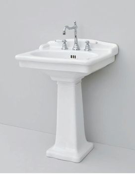 Пьедестал Artceram Hermitage для раковины цвет белый HEC002 01 00 — фото 1, Раковины