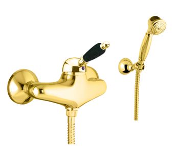 Смеситель для душа Fiore IMPERIAL BLACK 89OO5127, золото — фото 1, Смеситель для душа