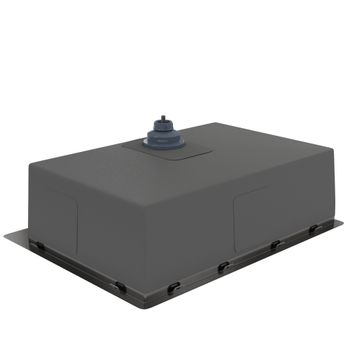 Кухонная мойка Reflexion Iseo RX2265BL оружейная сталь — фото 310, Кухонные мойки