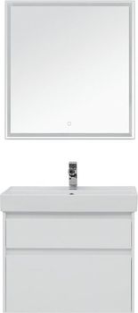 Мебель для ванной Aquanet Nova Lite 75 белый (2 ящика) 00242903 — фото 6, Комплекты мебели для ванной