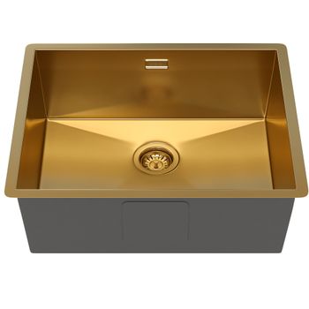 Кухонная мойка Reflexion Iseo RX2265BL оружейная сталь — фото 149, Кухонные мойки