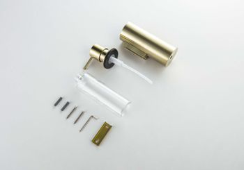 Товар: AQ4205BG ОБЕРОН дозатор, шлиф. золото - фото 2 AQ4205BG ОБЕРОН дозатор, шлиф. золото — фото 2, Дозаторы