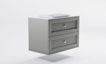 Товар: Тумба Классик 90 с 2ящ NCS S 3502-Y мат. с раковиной Ретро бел гл. и столешницей Solid бел гл. 4631177714368 - фото 3 Тумба Классик 90 с 2ящ NCS S 3502-Y мат. с раковиной Ретро бел гл. и столешницей Solid бел гл. 4631177714368 — фото 3, Тумбы с раковиной