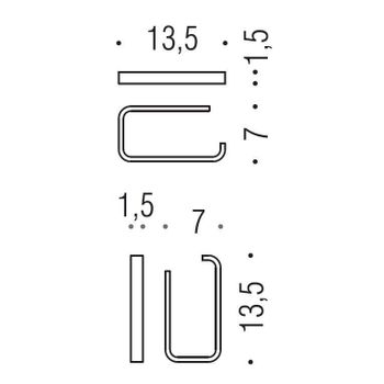 Держатель туалетной бумаги COLOMBO DESIGN TIME W4208 без крышки цвет хром — фото 2, Держатели туалетной бумаги