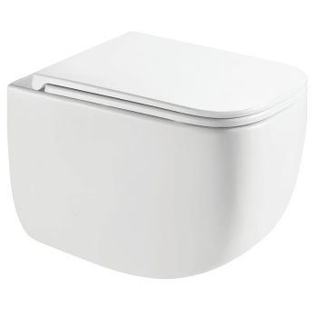 AQM2016PRO Унитаз подвесной сиденье SoftClose, технология смыва Invisible, скрыт крепеж. 480х340х350 — фото 1, Подвесные унитазы