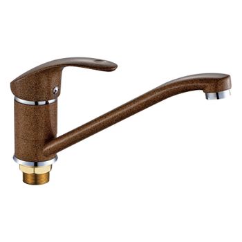 Смеситель для кухни Haiba HB4921-10, коричневый — фото 1, Смесители для кухни