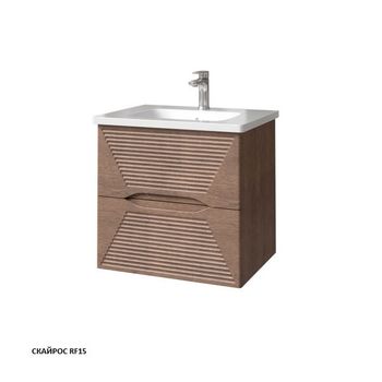 МОДО Терца тумба 60 с интегрированной ручкой 35611-RF15 — фото 1, Комоды и тумбы для ванной комнаты