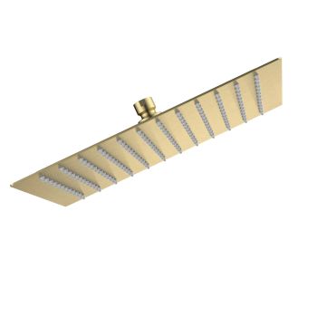 AQM8607BG Верхний душ 300х300мм, нерж. сталь, золото шлифованное — фото 1, Верхние души