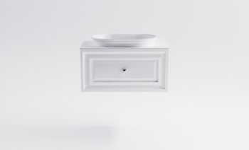 Товар: Тумба Шарм 80см 1ящ цв белый мат. с раковиной Шарм бел гл. и столешницей Solid бел гл. 4631177713439 - фото 3 Тумба Шарм 80см 1ящ цв белый мат. с раковиной Шарм бел гл. и столешницей Solid бел гл. 4631177713439 — фото 3, Тумбы с раковиной