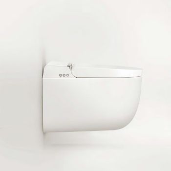 Унитаз-биде Artceram HYPE KHYV001 01 00 подвесной безободковый saniglaze soft-close с пультом управления цвет белый — фото 6, Биде подвесные