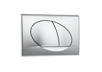 In-Wall Клавиша для инсталляции, двойная 42B, хром глянец. ROCA 78901140B1 — фото 1, Инсталляции для унитазов