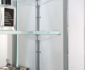 Шкаф зеркало для ванной с подсветкой Aquatek AQ7104-MLC, прямоугольное, сенсорное управление, 1000*700*133 — фото 6, Зеркальные шкафы в ванную