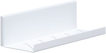 Полка Aquanet Магнум 30x8 белая матовая, открытая 00302236 — фото 5, Полки для ванной и душа