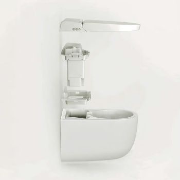 Унитаз-биде Artceram HYPE KHYV001 01 00 подвесной безободковый saniglaze soft-close с пультом управления цвет белый — фото 5, Биде подвесные