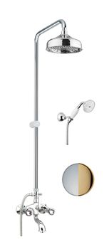 Душевая система Fiore VENERE SKY (SWAROVSKI®) 13CO0615, хром/золото — фото 1, Душевые системы