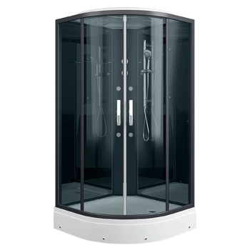 Душевая кабина ERLIT 57 серия ER571017-C24-RUS тонированное стекло — фото 1, Душевые кабины