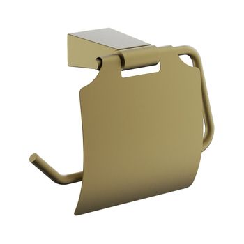 Держатель для туалетной бумаги BELZ B91303, брашированное золото — фото 1, Держатели туалетной бумаги