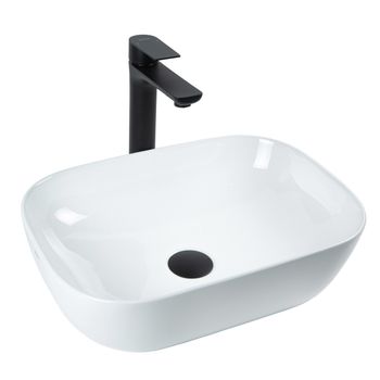 BOND Smart B62-2788 Смеситель однорычажный высокий без донного клапана для накладной раковины — фото 17, Смесители для раковины