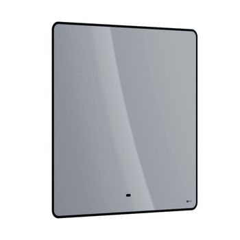Зеркало Lemark MIOBLACK 80х80 см с интерьерной подсветкой, с подогревом LM80ZM-black — фото 6, Зеркала в ванную комнату