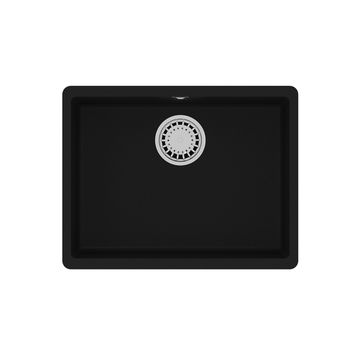 Кухонная мойка Lemark SINARA 540-U подстольного монтажа из кварцгранита, Антрацит 9910073 — фото 3, Кухонные мойки