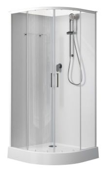 Душевая кабина Aquanet Passion EVO R white 90x90 набор 1 00267252 — фото 1, Душевые кабины