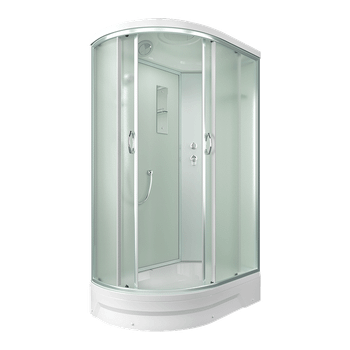 Душевая кабина ERLIT 35 серия ER351226R-C3-RUS матовое стекло — фото 2, Душевые кабины