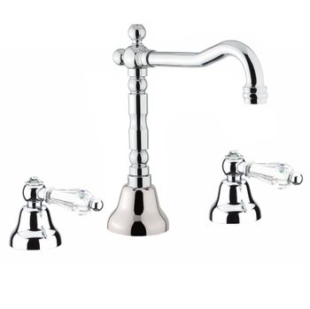 Смеситель для раковины Fiore GIOIELLI SKY (SWAROVSKI®) 09CR0637, хром — фото 1, Смесители для раковины