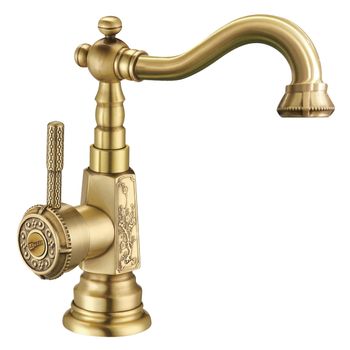 Jasmine Смеситель для раковины/кухни, выс.пов.излив 159мм, р/ОД, бронза, LM, LM6604B — фото 1, Смесители для раковины