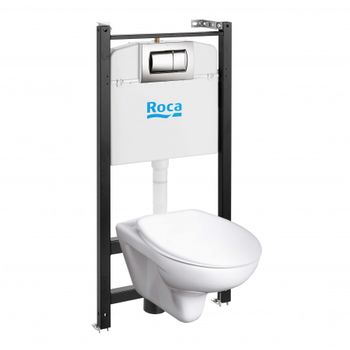 MATEO Комплект 4 в 1 (инсталляции+подв. унитаз+сиденье с механизмом Soft-Closing+смывная клавиша, 7893100010 — фото 1, Комплекты унитаз + инсталляция