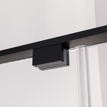 Душевой угол распашной Veconi Premium Alassio SP BB, 1300х800x2000, черный матовый, стекло черное AL-SP-13080-00-BB-C4 — фото 4, Душевые уголки