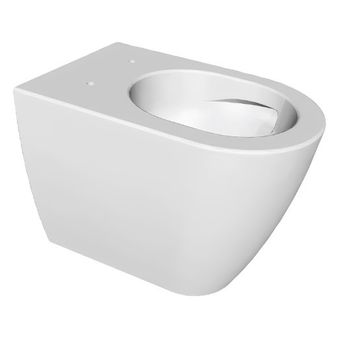 Унитаз HATRIA FUTURA Y9B901 напольный приставной безободковый слив Vortex цвет белый — фото 1, Напольные унитазы