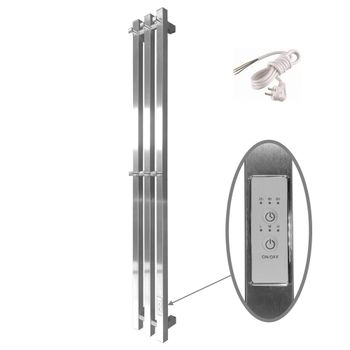 Товар: Полотенцесушитель электрический INARO ПРОФИЛЬНЫЙ 1200х120, скр.монтаж, СНШ, сатиновый хром, (6 крючков), Маргроид Inaro-12012-057-9006 - фото 5 Полотенцесушитель электрический INARO ПРОФИЛЬНЫЙ 1200х120, скр.монтаж, СНШ, сатиновый хром, (6 крючков), Маргроид Inaro-12012-057-9006 — фото 5, Электрические полотенцесушители