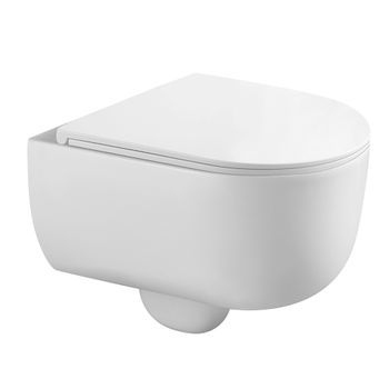 Унитаз подвесной Veconi Rino VRI-49T — фото 1, Подвесные унитазы