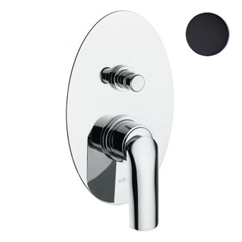 Смеситель для душа встраиваемый Webert Aria AI860101560, черный — фото 1, Смеситель для душа