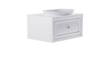 Товар: Тумба Шарм 80см 1ящ белый матовый, раковина Шарм бел глянец и столешницей Solid бел матовый 4631177715051 - фото 3 Тумба Шарм 80см 1ящ белый матовый, раковина Шарм бел глянец и столешницей Solid бел матовый 4631177715051 — фото 3, Тумбы с раковиной