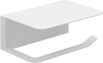 Держатель туалетной бумаги Aquanet Магнум белый матовый 00336612 — фото 1, Держатели туалетной бумаги