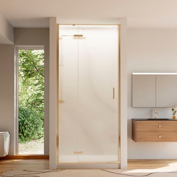 Товар: Душевая дверь Veconi Vianno VN-73RG/L, 800x1950, Золото брашинг, стекло дождь VN73RG/L-80-06-C4 - фото 1 Душевая дверь Veconi Vianno VN-73RG/L, 800x1950, Золото брашинг, стекло дождь VN73RG/L-80-06-C4 — фото 1, Душевые двери в нишу