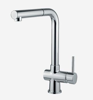 Смеситель для кухни Webert Lisbona LS940302015, хром — фото 1, Смесители для кухни