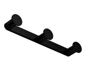 Крючок COLOMBO DESIGN MINI CD117.NM тройной цвет черный матовый — фото 1, Крючки для полотенец