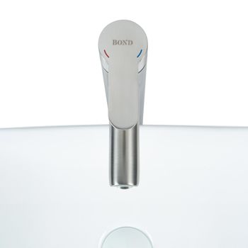 BOND Smart B63-2700 Смеситель однорычажный высокий без донного клапана для накладной раковины — фото 22, Смесители для раковины