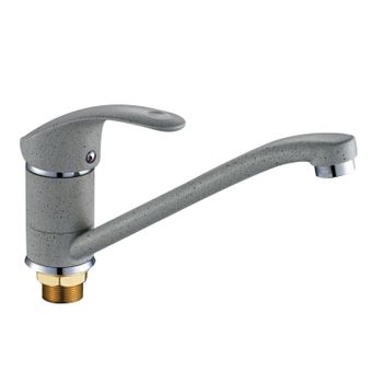 Смеситель для кухни Haiba HB4921-8, серый — фото 1, Смесители для кухни