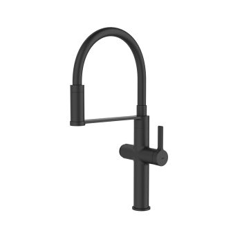 Смеситель для кухни с каналом для фильтрованной воды и гибким изливом IDDIS Ikon черный матовый (IKNBLFFi05) — фото 2, Смесители для кухни