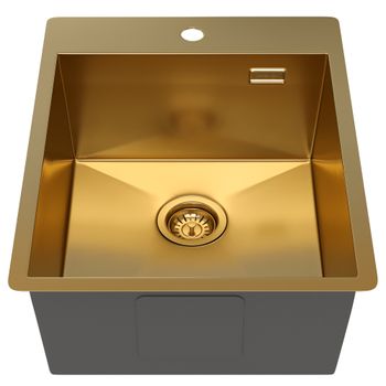 Кухонная мойка Reflexion Iseo RX2265BL оружейная сталь — фото 217, Кухонные мойки