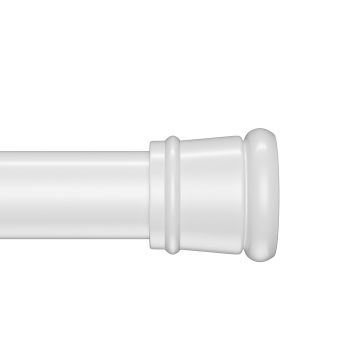 Карниз для ванной комнаты IDDIS Elegante 110-200 см, белый матовый (SRW0120i14) — фото 2, Карнизы для ванной