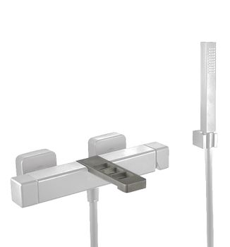 Смеситель для ванны Webert One-X OX850101015, хром/сталь — фото 1, Смеситель для ванны